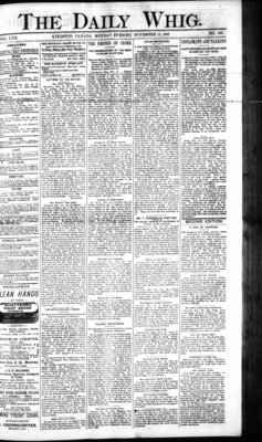 Daily British Whig (1850), 12 Nov 1888