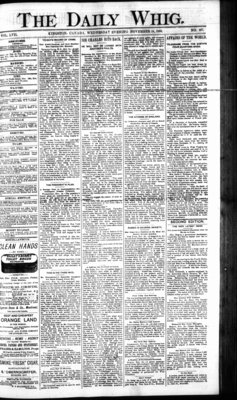 Daily British Whig (1850), 14 Nov 1888