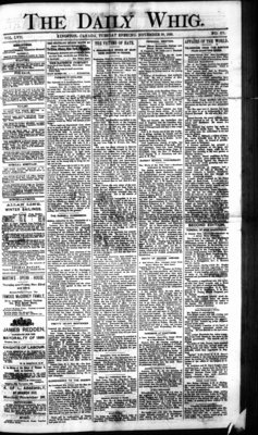 Daily British Whig (1850), 20 Nov 1888