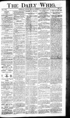 Daily British Whig (1850), 26 Nov 1888