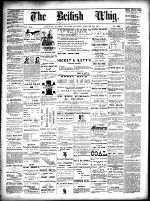 Daily British Whig (1850), 30 Oct 1877