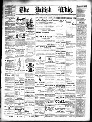 Daily British Whig (1850), 1 Nov 1877