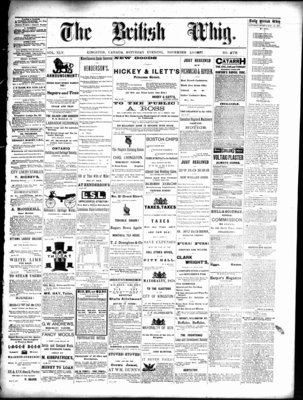 Daily British Whig (1850), 10 Nov 1877