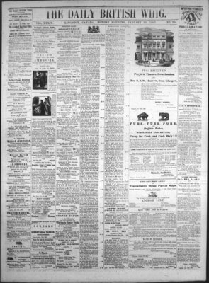 Daily British Whig (1850), 30 Jan 1865