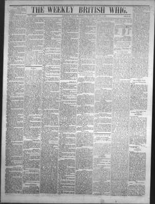 Daily British Whig (1850), 2 Feb 1865