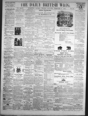 Daily British Whig (1850), 6 Feb 1865