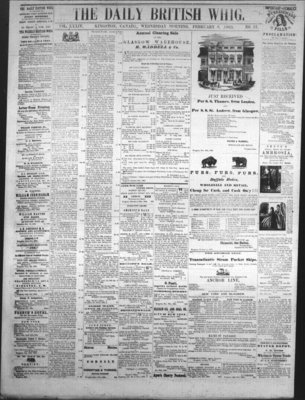 Daily British Whig (1850), 8 Feb 1865