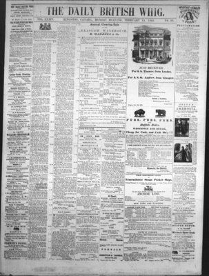 Daily British Whig (1850), 13 Feb 1865