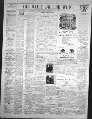 Daily British Whig (1850), 18 Feb 1865