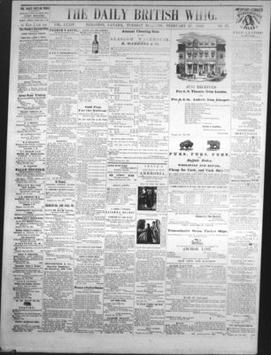 Daily British Whig (1850), 21 Feb 1865