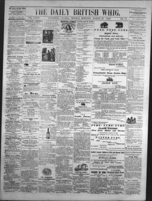 Daily British Whig (1850), 27 Mar 1865