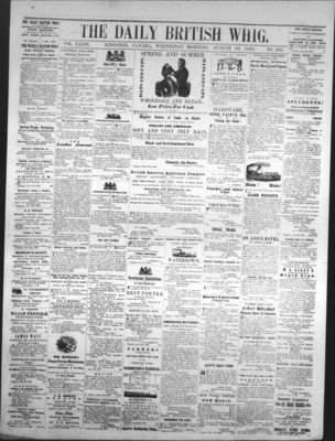 Daily British Whig (1850), 30 Aug 1865