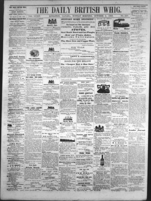 Daily British Whig (1850), 2 Oct 1865