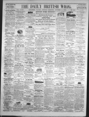 Daily British Whig (1850), 9 Oct 1865