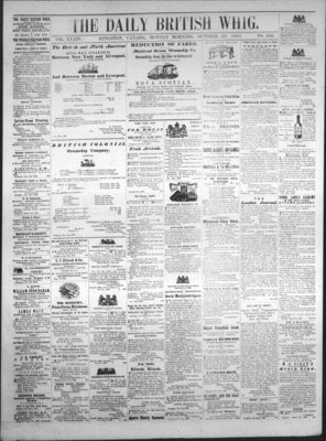 Daily British Whig (1850), 23 Oct 1865