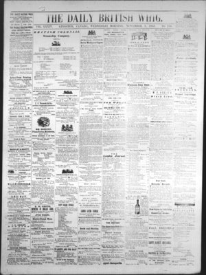 Daily British Whig (1850), 1 Nov 1865