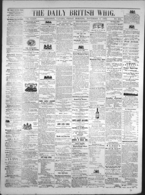 Daily British Whig (1850), 3 Nov 1865