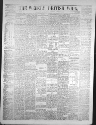 Daily British Whig (1850), 9 Nov 1865