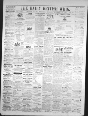 Daily British Whig (1850), 15 Nov 1865