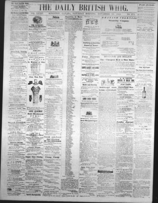 Daily British Whig (1850), 25 Nov 1865