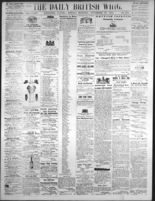 Daily British Whig (1850), 27 Nov 1865