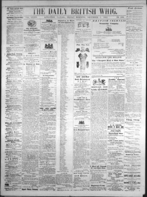 Daily British Whig (1850), 1 Dec 1865