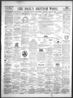 Daily British Whig (1850), 7 Apr 1869