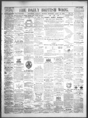 Daily British Whig (1850), 12 Apr 1869