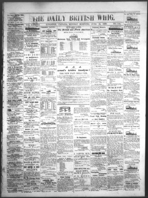 Daily British Whig (1850), 21 Jun 1869