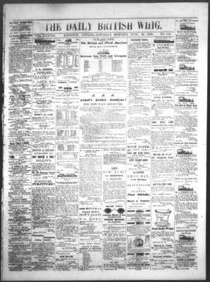 Daily British Whig (1850), 26 Jun 1869