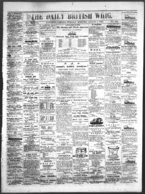 Daily British Whig (1850), 3 Aug 1869