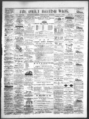 Daily British Whig (1850), 4 Aug 1869