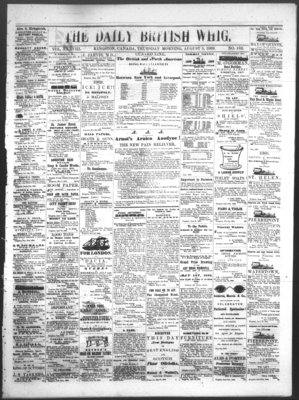 Daily British Whig (1850), 5 Aug 1869