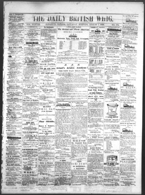 Daily British Whig (1850), 7 Aug 1869