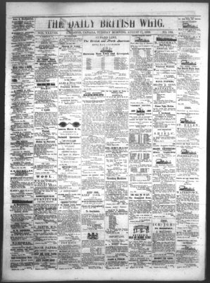 Daily British Whig (1850), 17 Aug 1869