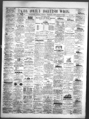 Daily British Whig (1850), 3 Sep 1869