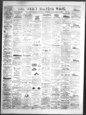 Daily British Whig (1850), 25 Sep 1869