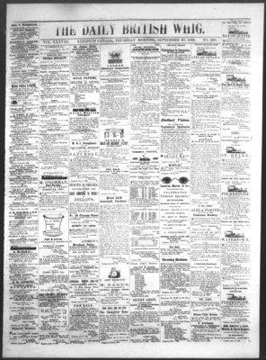 Daily British Whig (1850), 30 Sep 1869