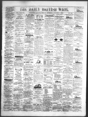 Daily British Whig (1850), 1 Oct 1869