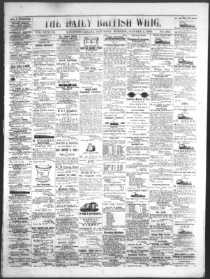 Daily British Whig (1850), 2 Oct 1869