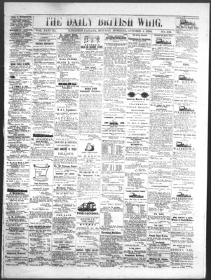 Daily British Whig (1850), 4 Oct 1869