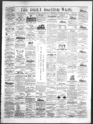 Daily British Whig (1850), 20 Oct 1869