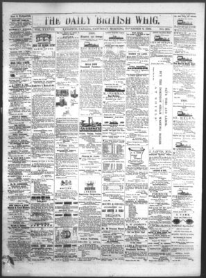 Daily British Whig (1850), 6 Nov 1869