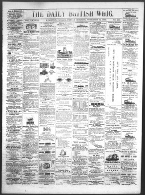 Daily British Whig (1850), 12 Nov 1869