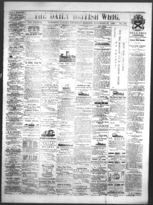 Daily British Whig (1850), 25 Nov 1869