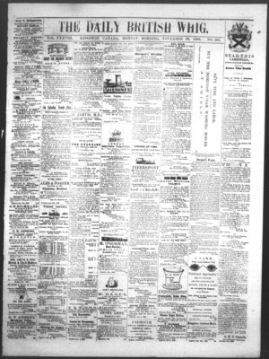 Daily British Whig (1850), 29 Nov 1869