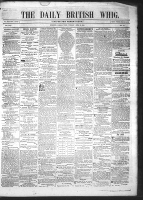 Daily British Whig (1850), 3 Apr 1855