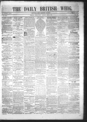 Daily British Whig (1850), 9 Apr 1855