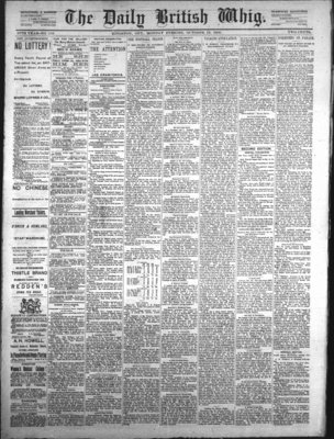 Daily British Whig (1850), 13 Oct 1890