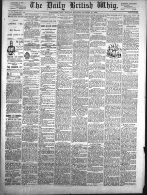 Daily British Whig (1850), 27 Oct 1890